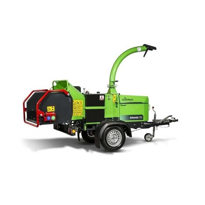 Biotrituradora GreenMech Arborist 150 mm diesel